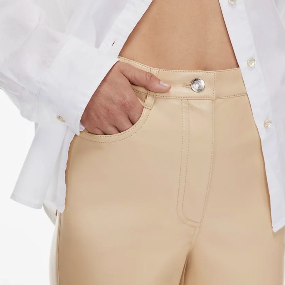 Aritizia The Melina Pant High-waisted Vegan Leather pants
